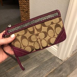COACH wristlet